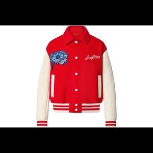 Louis Vuitton x Yayoi Kusama Psychedelic Flower Embroidered Varsity Blouson